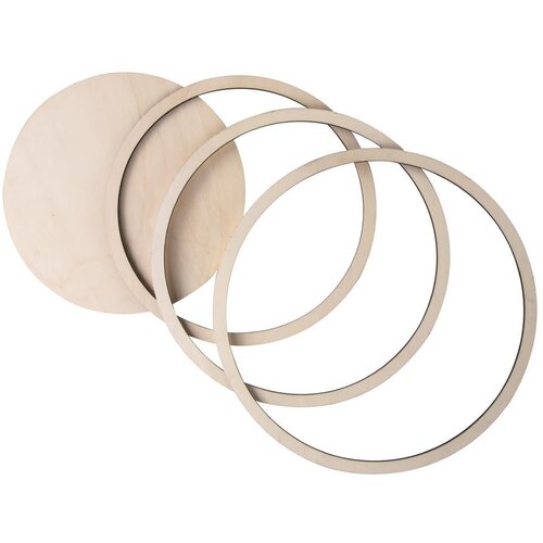RAYHER Leseni disk z obroči, 60cm, 8-delni set, (20615035) Cene