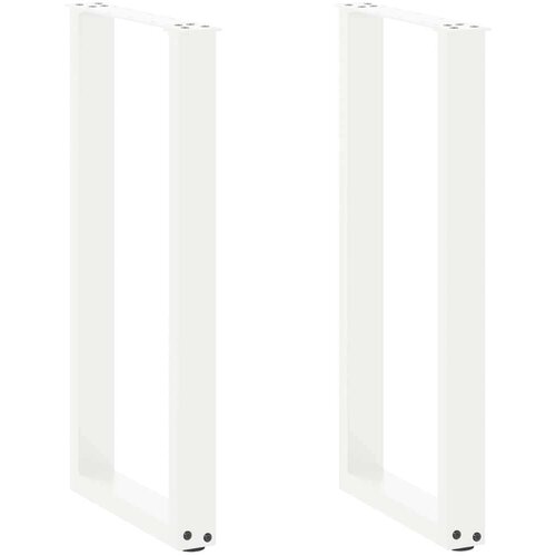  Noge stolića za kavu U-oblika 2 kom bijele 38x(72-73) cm čelik Cijene