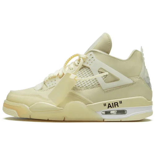 Nike Modne superge Air Jordan 4 Retro Off-White Sail Bela