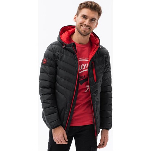 Ombre parke mo&amp;scaron;ka izolirana bunda (C356BLACK) pisana Slike