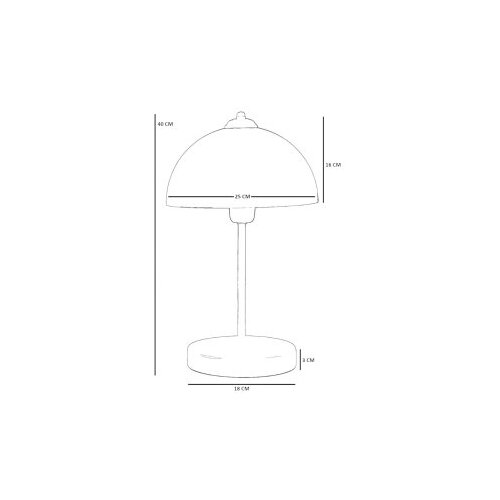 Opviq 8894-3 grey table lamp Cene