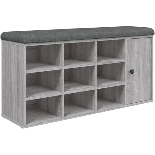 Maison Chic Klop za čevlje - Sedež za čevlje siva sonoma 102x32x50 cm inženirski les, (21777946) Cene