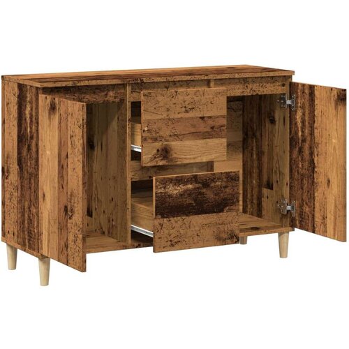 VidaXL Komoda boja starog drva 102x35x70 cm od konstruiranog drva Slike