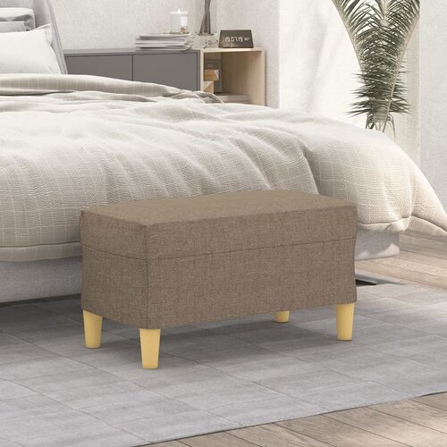 VidaXL Klop taupe 70x35x41 cm blago Slike