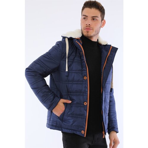 Dewberry M8645 MEN&amp;#039;S COAT-NAVY BLUE Slike