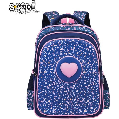 Scool Ranac ojačana leđa 3D EVA Purple heart 42*30*22cm SC2991 Slike