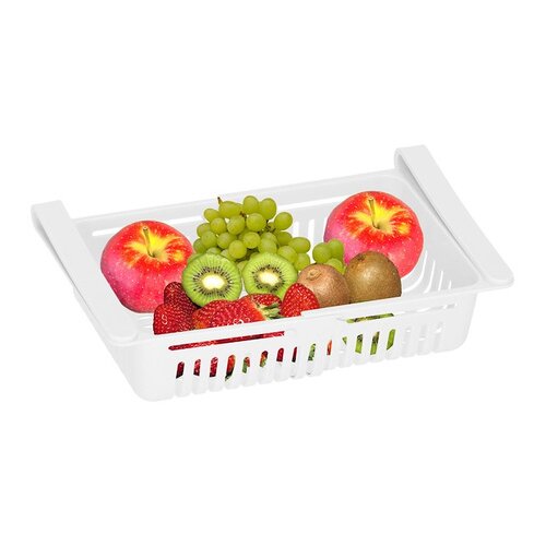 springos Hladilnik Organizator hrane, večnamenski predal / Bela, (21635747) Cene