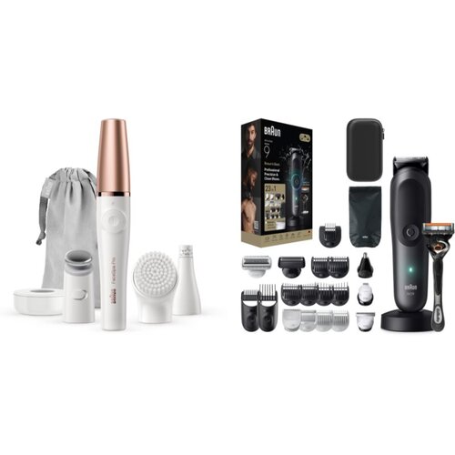 Braun FaceSpa Pro SE911 &amp;amp; All-in-One Series 9 set za kožo, lase in brado Slike