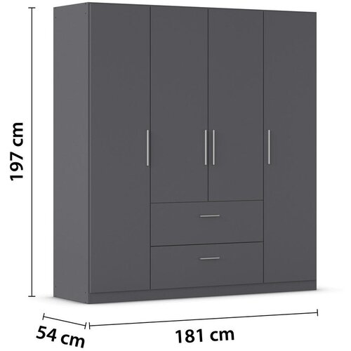 Home24 OMARA S KLASIČNIMI VRATI, siva Slike