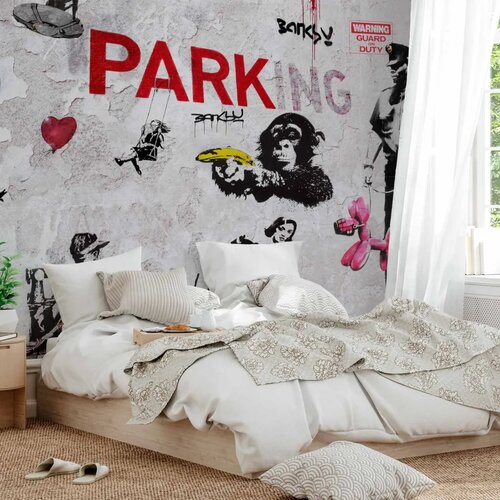  Foto tapeta - [Banksy] Graffiti Diveristy 300x210 Premium Slike