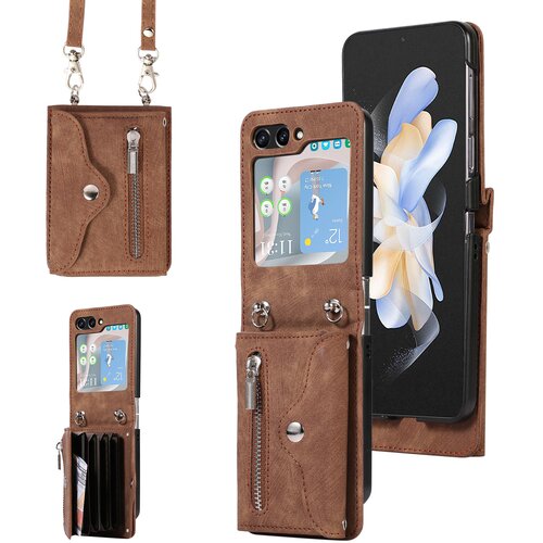 INF Retro ohi&scaron;je za telefon Samsung Z Flip 3 z držalom za kartice, (5000080714) Cene