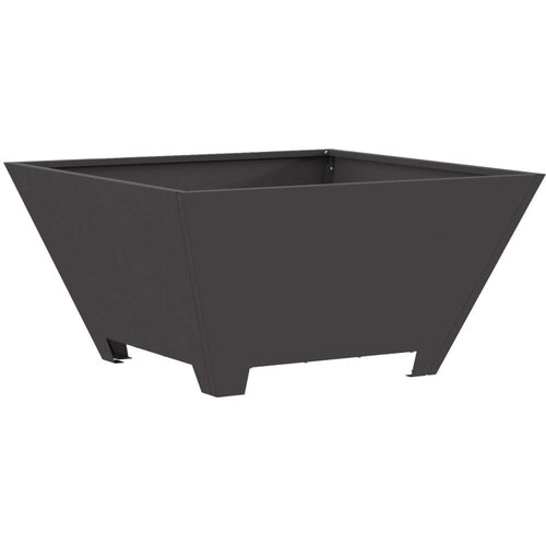 vidaXL Crna Čelik otporan na hrđu 60 x 60 x 30 cm Izdržljivo Vatrnjak Cene