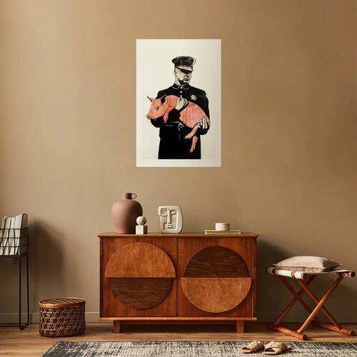  Plakat - Police Pig 60x90 Bez okvira s margom Cene