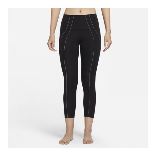 Nike Yoga Dri-Fit 7/8 Women&amp;#039;s Leggings, Black/Dark Smoke Grey, (20486228-c539198) Slike