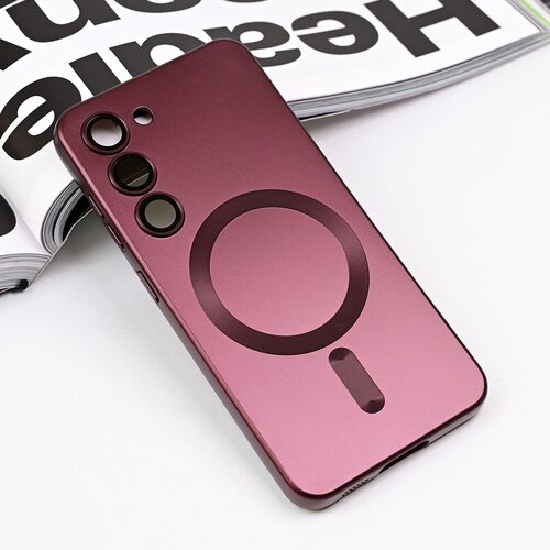 Torbica Magsafe Chrome za Samsung S911B Galaxy S23 5G bordo Slike