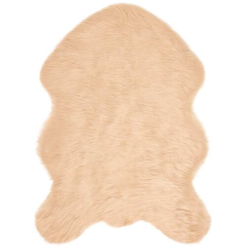 vidaXL Lažni Ovčji Tepih Bež 60 x 90 cm Poliester Cijene