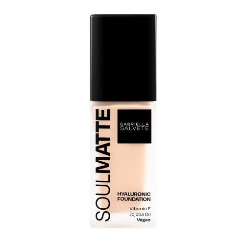 Gabriella Salvete Soulmatte Hyaluronic Foundation hidratantni i matirajući make up 30 ml nijansa 02W Ivory Warm Cijene