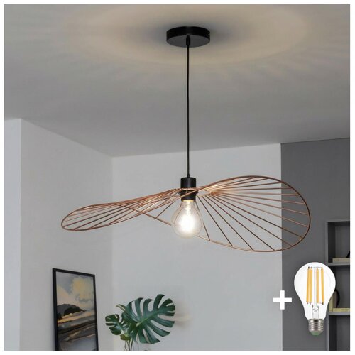  Brilagi - LED luster na sajli CERIA WIRE 1xE27/40W/230V 60x80 cm bronza Cene