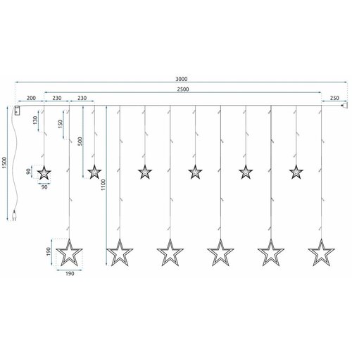 Tutumi LED zavjesa s daljinskim upravljačem (CD002-138) Slike