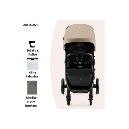 Kinderkraft select dječja kolica mitzy&amp;trade; linen beige Slike