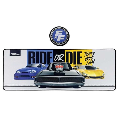 Fanattik Fast &amp;amp; Furious XL podloga za sto i podmetač Ride or Die, 800 x 300 mm Slike