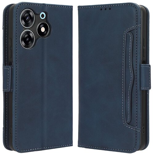 INORCO Denarnica za telefonsko ohi&amp;scaron;je za Tecno Spark 10 Pro/KI7, usnjena preklopna torbica z več režami za kartice, torbica za telefon s stojalom, (22034982) Slike