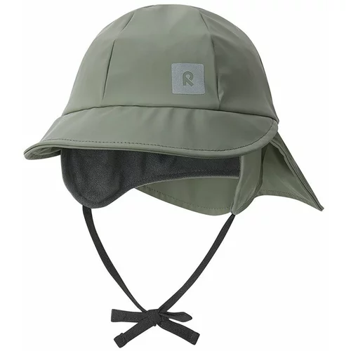 Reima Otroški dežni klobuk zelena barva
