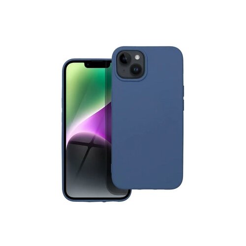 Mobiline.si Gumijasti / gel etui Silicone Lite za Apple iPhone 14 (6.1&amp;quot;) - modri Slike