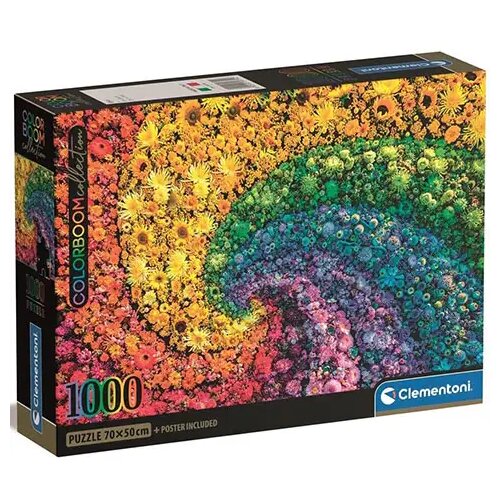 Clementoni Colorboom Collection: Puzzle Cvjetni vrtlog od 1000kom - Cene