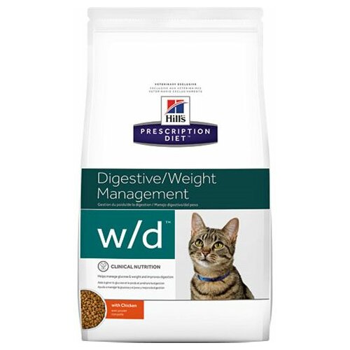 Hills prescription diet veterinarska dijeta za mačke w/d cat 1.5kg Slike