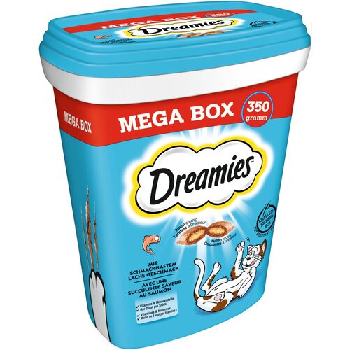 Dreamies Megatub - Losos 350 g Slike