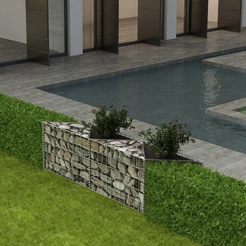 vidaXL gabionska košara od pocinčanog čelika 120 x 30 x 50 cm Cijene