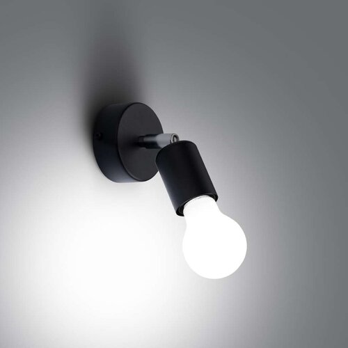  Sollux SL.1120 - Zidno spot svetlo FORNES 1xE27/60W/230V crno Slike