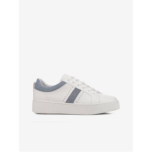 Geox Blue-White Women&amp;#039;s Sneakers on the Platform - Women Slike