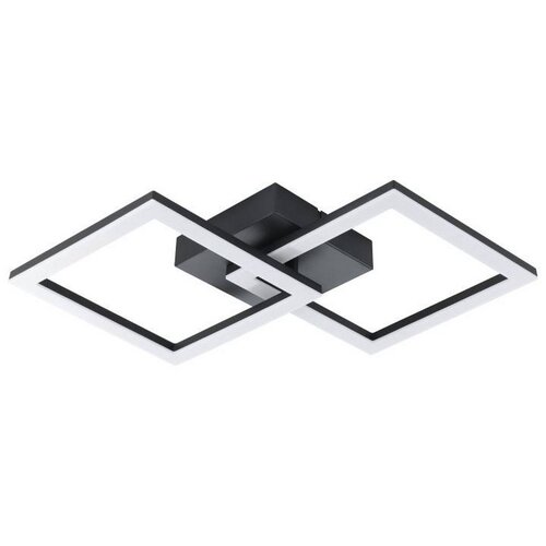 Eglo stropna lampa led huerta-e crna 2X11W 2940LM 4000K 53 x 31 cm Slike