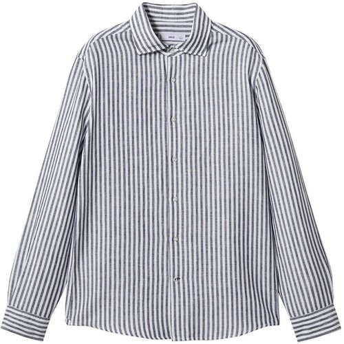 MANGO MAN Srajca &amp;#039;Rig&amp;#039; mornarska / bela Slike