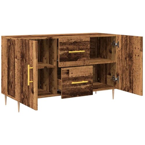 VidaXL Komoda boja starog drva 100 x 36 x 60 cm od konstruiranog drva Slike