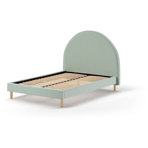 Vipack Zeleni tapecirani krevet s podnicom 140x200 cm MOON – Cijene