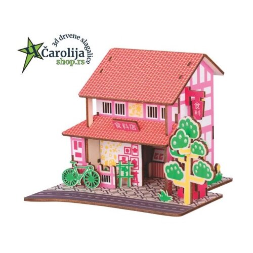  Čarolijashop 3d drvene puzzle - PINK PRODAVNICA ( 802) Slike
