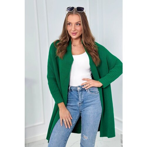 Kesi Sweater with batwing sleeve green Slike