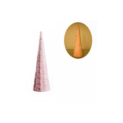 Plush cone, jelka, plišana, roze, 60cm ( 761041 ) Slike