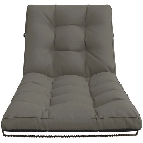 Jastučić za ležaljku VIANEN 100% poliester Siva 200 x 70 x 8 cm - Siva 200 x 70 x 8 cm Slike