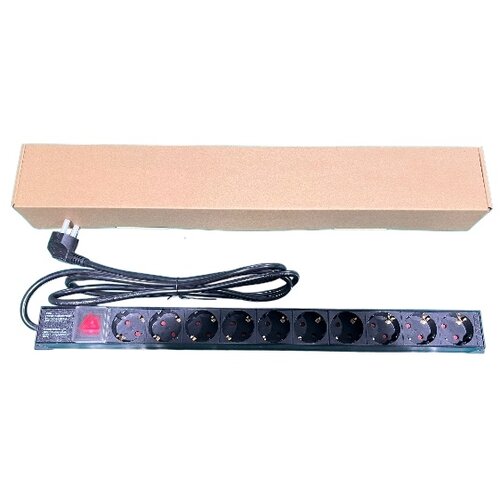 ExeLink Razvodni PDU panel za rack 19 in, sa 10 utičnih mesta, kabl 2m (aluminijum) Cene
