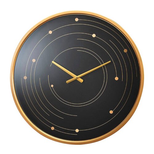 Master Sat zidni okrugli fi 60cm crno zlatni Slike