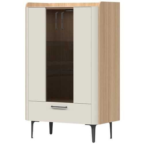 Jela NISKA VITRINA RADDA AIR V82-2KS1F/AI SA LED RASVJETOM Slike