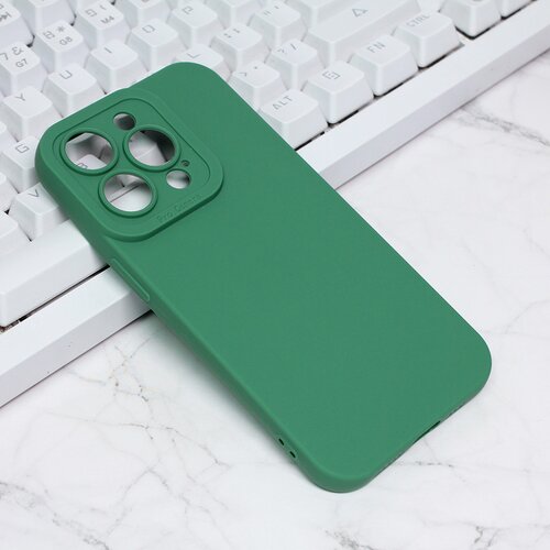 Teracell Maska za iPhone 14 Pro 6.1 Silikon Pro Camera zelena Slike