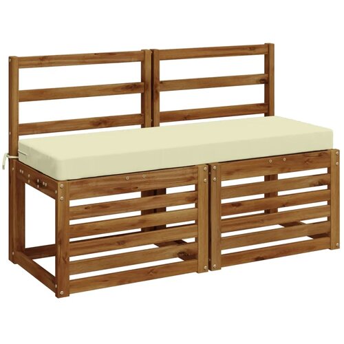  Jastučići za klupe - 2 dijela SOEST 2 kom. 100% poliester Krem - Krem 110 x 40 x 8 cm Poliester Cijene