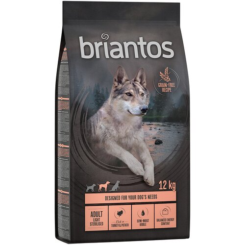 Briantos Adult Light/Sterilised puretina i krumpir &amp;ndash; BEZ ŽITARICA - 12 kg Slike