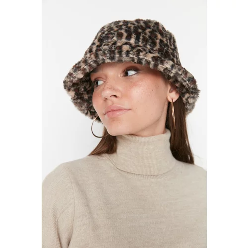 Trendyol Mink Leopard Women's Hat
