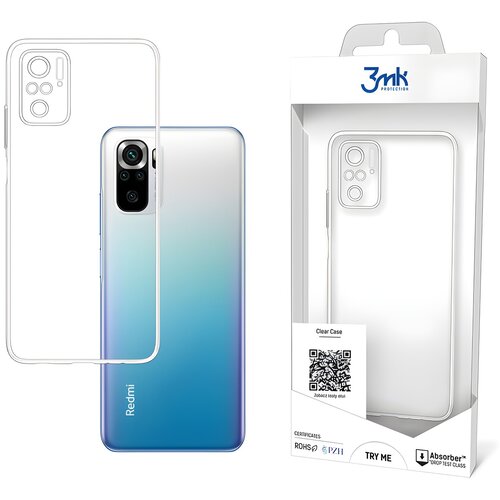 3mk Clear Case ovitek za Xiaomi Redmi Note 10/Redmi Note 10S - Prozorna Slike